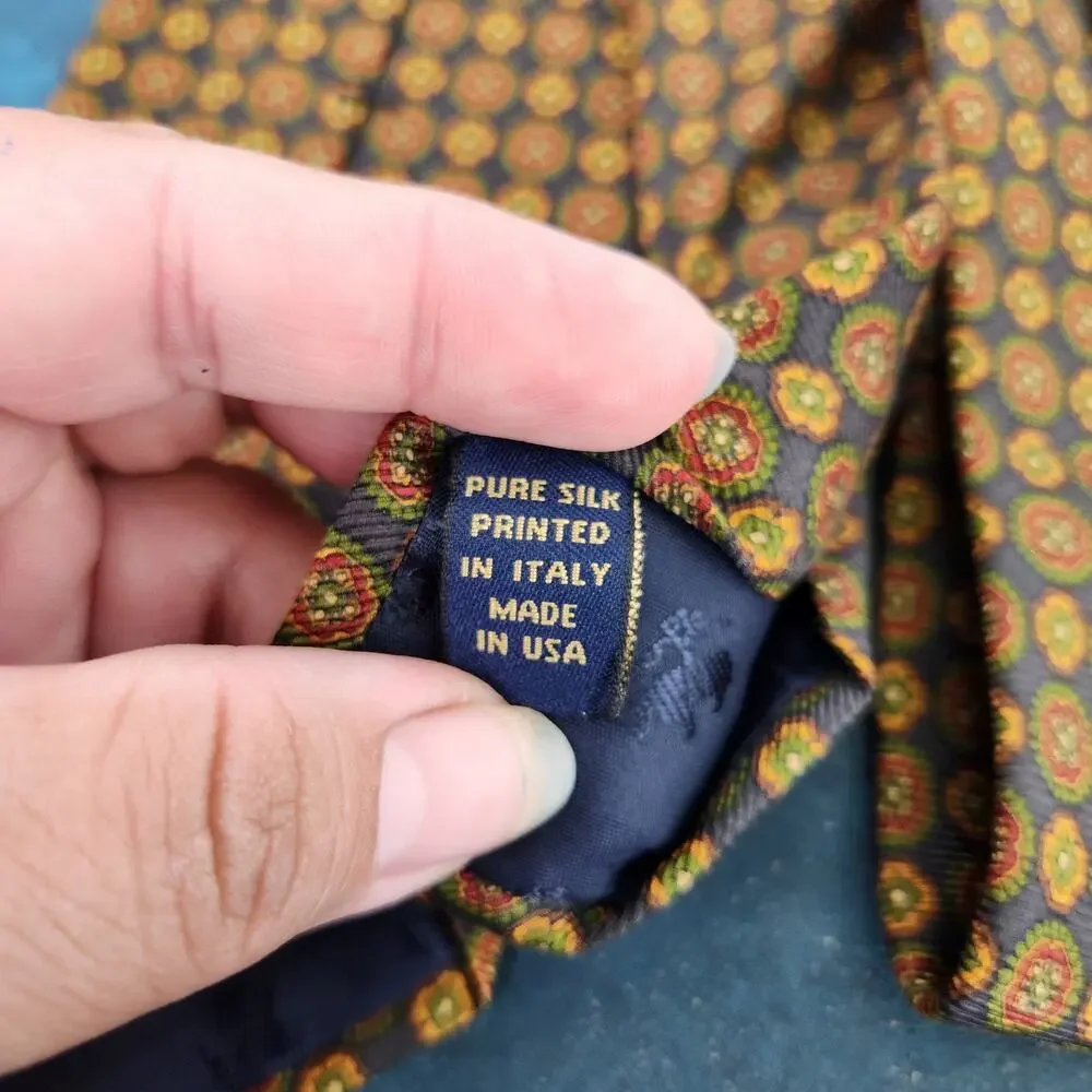 Lot of 3 Brooks Brother's Makers 100% Silk Ties Men's Preppy Business Office
